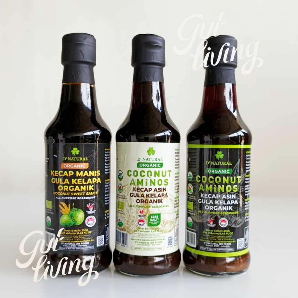 Kecap Kelapa Manis Asin Dnatural Joy Foods